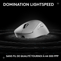 Logitech G PRO X SUPERLIGHT 2 DEX, souris de gaming sans fil, 60g souris Pro-Grade pour droitier, 5 boutons programmables, recha