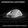 Logitech G PRO X SUPERLIGHT 2 DEX, souris de gaming sans fil, 60g souris Pro-Grade pour droitier, 5 boutons programmables, recha