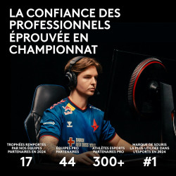 Logitech G PRO X SUPERLIGHT 2 DEX, souris de gaming sans fil, 60g souris Pro-Grade pour droitier, 5 boutons programmables, recha
