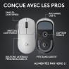 Logitech G Pro X Superlight 2c, Souris de Gaming sans Fil, Souris Pro-Grade compacte 53 g avec 5 Boutons programmables, USB-C, c