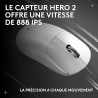 Logitech G Pro X Superlight 2c, Souris de Gaming sans Fil, Souris Pro-Grade compacte 53 g avec 5 Boutons programmables, USB-C, c