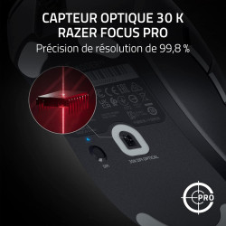 Razer DeathAdder V3 - Souris Gaming Esports Ergonomique (Design Ultra-léger de 59g, Capteur Optique 30K, Capteur de Souris Optiq