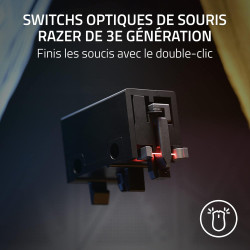 Razer DeathAdder V3 - Souris Gaming Esports Ergonomique (Design Ultra-léger de 59g, Capteur Optique 30K, Capteur de Souris Optiq