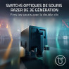 Razer DeathAdder V3 Pro - Souris Esports Ergonomique Sans Fil Légère (Design léger 63g, Capteur Optique Focus Pro 30K, Commutate