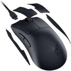 Razer DeathAdder V3 Pro - Souris Esports Ergonomique Sans Fil Légère (Design léger 63g, Capteur Optique Focus Pro 30K, Commutate