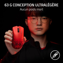 Razer DeathAdder V3 Pro - Souris Esports Ergonomique sans Fil légère (Conception légère de 63g, capteur Optique Focus Pro 30K, c
