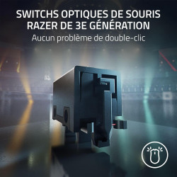 Razer DeathAdder V3 Pro - Souris Esports Ergonomique sans Fil légère (Conception légère de 63g, capteur Optique Focus Pro 30K, c