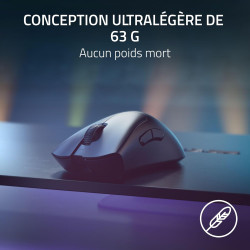 Razer DeathAdder V3 Pro HyperPolling Wireless Dongle - Souris Esport Ultra légère dotée d’Un Polling Rate sans Fil réel de 8k Hz