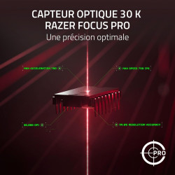Razer DeathAdder V3 Pro HyperPolling Wireless Dongle - Souris Esport Ultra légère dotée d’Un Polling Rate sans Fil réel de 8k Hz