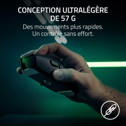 Razer DeathAdder V4 Pro - Souris Esport sans Fil Ergonomique ultralégère - 57g - 2,4 GHZ Hyperspeed - Focus Pro 45K Sensor - 8K 