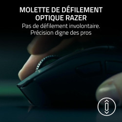 Razer DeathAdder V4 Pro - Souris Esport sans Fil Ergonomique ultralégère - 57g - 2,4 GHZ Hyperspeed - Focus Pro 45K Sensor - 8K 