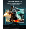 IVANKY Câble DisplayPort 1.4, 8K@60Hz, 4K@ 144Hz, 4K@75Hz y 1080@240Hz, Câble DisplayPort 1.4 Compatible avec HDR, FreeSync, G-S