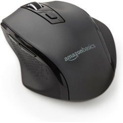 Amazon Basics Souris sans fil ergonomique - DPI réglables - Noir