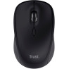 Trust yuki souris sans fil silencieuse bleutooth + 2.4ghz avec pile pour gauchers et droitiers, 75% plastique recyclé, souris bl
