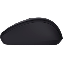 Trust yuki souris sans fil silencieuse bleutooth + 2.4ghz avec pile pour gauchers et droitiers, 75% plastique recyclé, souris bl