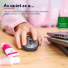 Trust Yvi+ 60 Pack - 60x Souris sans Fil Silencieuse avec Conception Durable, pour Gauchers et Droitiers, Récepteur USB Stockabl