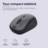 Trust Yvi+ 60 Pack - 60x Souris sans Fil Silencieuse avec Conception Durable, pour Gauchers et Droitiers, Récepteur USB Stockabl