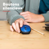 Trust Yvi+ Souris sans Fil Silencieuse avec Conception Durable, 800-1600 DPI, pour Gauchers et Droitiers, Récepteur USB Stockabl