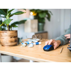 Trust Yvi+ Souris sans Fil Silencieuse avec Conception Durable, 800-1600 DPI, pour Gauchers et Droitiers, Récepteur USB Stockabl