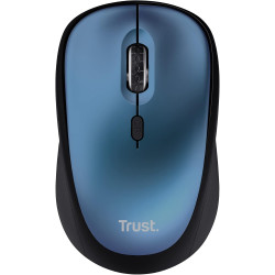 Trust Yvi+ Souris sans Fil Silencieuse avec Conception Durable, 800-1600 DPI, pour Gauchers et Droitiers, Récepteur USB Stockabl
