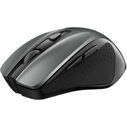 Trust Nito Souris sans Fil avec Repose-Pouce, Souris Ergonomique, 6 Boutons, 800-2200 DPI, Microrécepteur USB, Batterie Incluse,