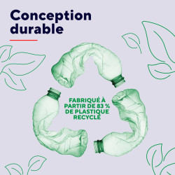 Trust Yvi+ Souris sans Fil Silencieuse avec Conception Durable, 800-1600 DPI, pour Gauchers et Droitiers, Récepteur USB Stockabl