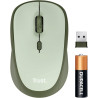 Trust Yvi+ Souris sans Fil Silencieuse avec Conception Durable, 800-1600 DPI, pour Gauchers et Droitiers, Récepteur USB Stockabl
