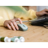 Trust Yvi+ Souris sans Fil Silencieuse avec Conception Durable, 800-1600 DPI, pour Gauchers et Droitiers, Récepteur USB Stockabl
