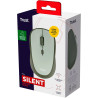 Trust Yvi+ Souris sans Fil Silencieuse avec Conception Durable, 800-1600 DPI, pour Gauchers et Droitiers, Récepteur USB Stockabl