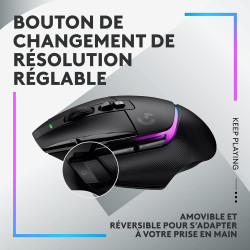 Logitech G G502 X PLUS LIGHTSPEED Souris Gaming RVB Sans Fil - Souris optique boutons hybrides LIGHTFORCE, LIGHTSYNC RVB, Capteu