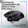 Logitech G G502 X PLUS LIGHTSPEED Souris Gaming RVB Sans Fil - Souris optique boutons hybrides LIGHTFORCE, LIGHTSYNC RVB, Capteu