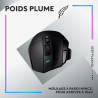 Logitech G G502 X PLUS LIGHTSPEED Souris Gaming RVB Sans Fil - Souris optique boutons hybrides LIGHTFORCE, LIGHTSYNC RVB, Capteu