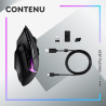 Logitech G G502 X PLUS LIGHTSPEED Souris Gaming RVB Sans Fil - Souris optique boutons hybrides LIGHTFORCE, LIGHTSYNC RVB, Capteu