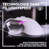 Logitech G G502 X PLUS LIGHTSPEED Souris Gaming RVB Sans Fil - Souris optique boutons hybrides LIGHTFORCE, LIGHTSYNC RVB, Capteu