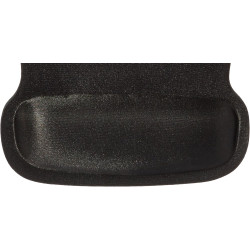 Amazon Basics Tapis de Souris irrégulier avec Repose-Poignet en Gel, 20 x 25 cm, Noir