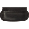 Amazon Basics Tapis de Souris irrégulier avec Repose-Poignet en Gel, 20 x 25 cm, Noir
