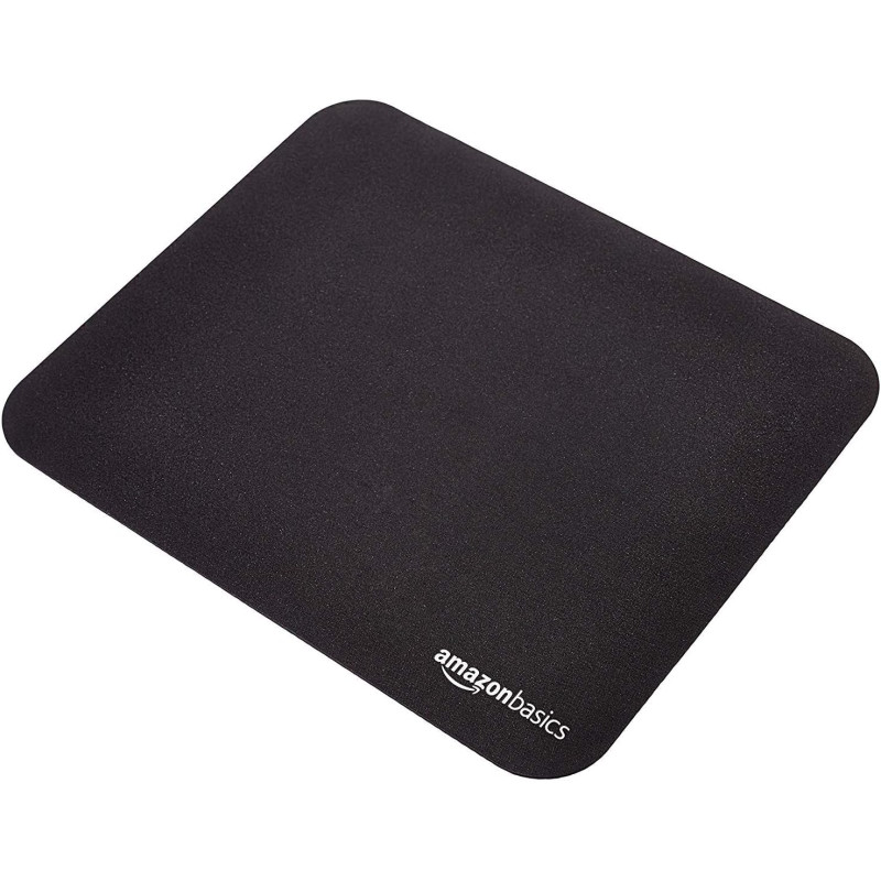 Amazon Basics Rectangulaire Tapis de Souris Gaming,Standard, Noir