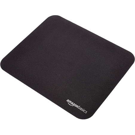 Amazon Basics Rectangulaire Tapis de Souris Gaming,Standard, Noir