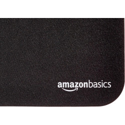 Amazon Basics Rectangulaire Tapis de Souris Gaming,Standard, Noir
