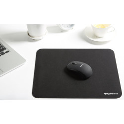 Amazon Basics Rectangulaire Tapis de Souris Gaming,Standard, Noir