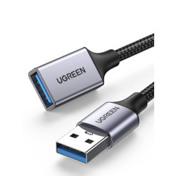 Uvert câble rallonge usb 3.0 5gbps cable extension type a mâle vers femelle compatible avec oculus rift u stickhub manette ps4 x