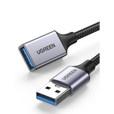 Uvert câble rallonge usb 3.0 5gbps cable extension type a mâle vers femelle compatible avec oculus rift u stickhub manette ps4 x