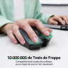 acer Souris sans Fil, Souris Ordinateur Ergonomique 2,4GHz avec Mini Récepteur USB, Wirless Mouse Optique USB,1600 DPI réglable,
