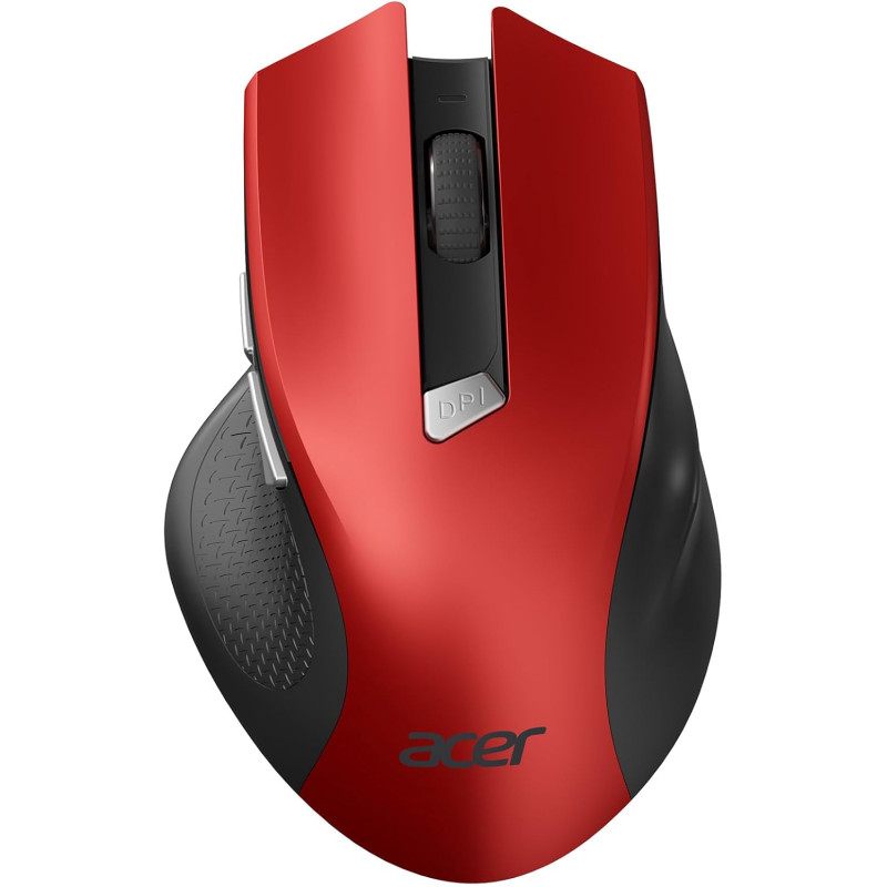 acer Souris Ergonomique sans Fil, Souris Ordinateur 2,4GHz avec Mini Récepteur USB, Wirless Mouse Optique USB,1600 DPI réglable,