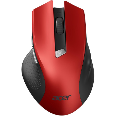 acer Souris Ergonomique sans Fil, Souris Ordinateur 2,4GHz avec Mini Récepteur USB, Wirless Mouse Optique USB,1600 DPI réglable,