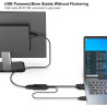BENFEI Adaptateur VGA vers HDMI, convertisseur 1080p avec Audio de Source VGA d'ordinateur/Ordinateur Portable vers HDMI TV/Moni