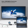 BENFEI - Câble HDMI vers VGA, plaqué Or, Lot de 5, mâle-Femelle pour Ordinateur, Ordinateur Portable, PC, Moniteur, projecteur, 