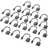 Adaptateur HDMI vers VGA, BENFEI Lot de 20 adaptateurs HDMI vers VGA plaqués Or (mâle vers Femelle) pour Ordinateur, PC, Moniteu