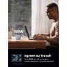 Uvert nexode 100w chargeur usb c rapide 4 ports gan tech prise usb c compatible avec iphone 17 pro max air 16 plus 15 14 13 12 g