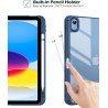 ProCase Coque pour iPad (A16) 11ème Génération 11" 2025 / iPad 10ème Génération 10,9" 2022 - avec Porte-Stylet, Arrière Transluc
